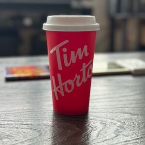Tim Hortons Red Travel Mug